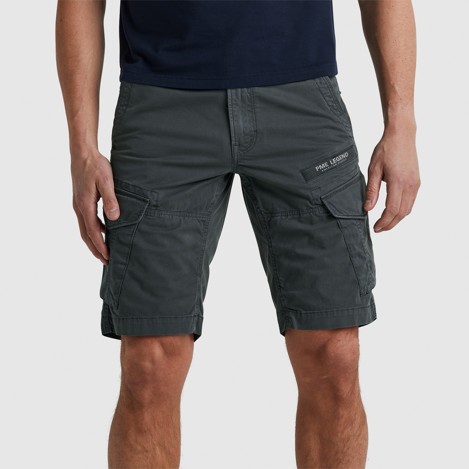 9114_PSH2304660 PME LEGEND NORDROP CARGO SHORTS asphalt PSH2304660-9114