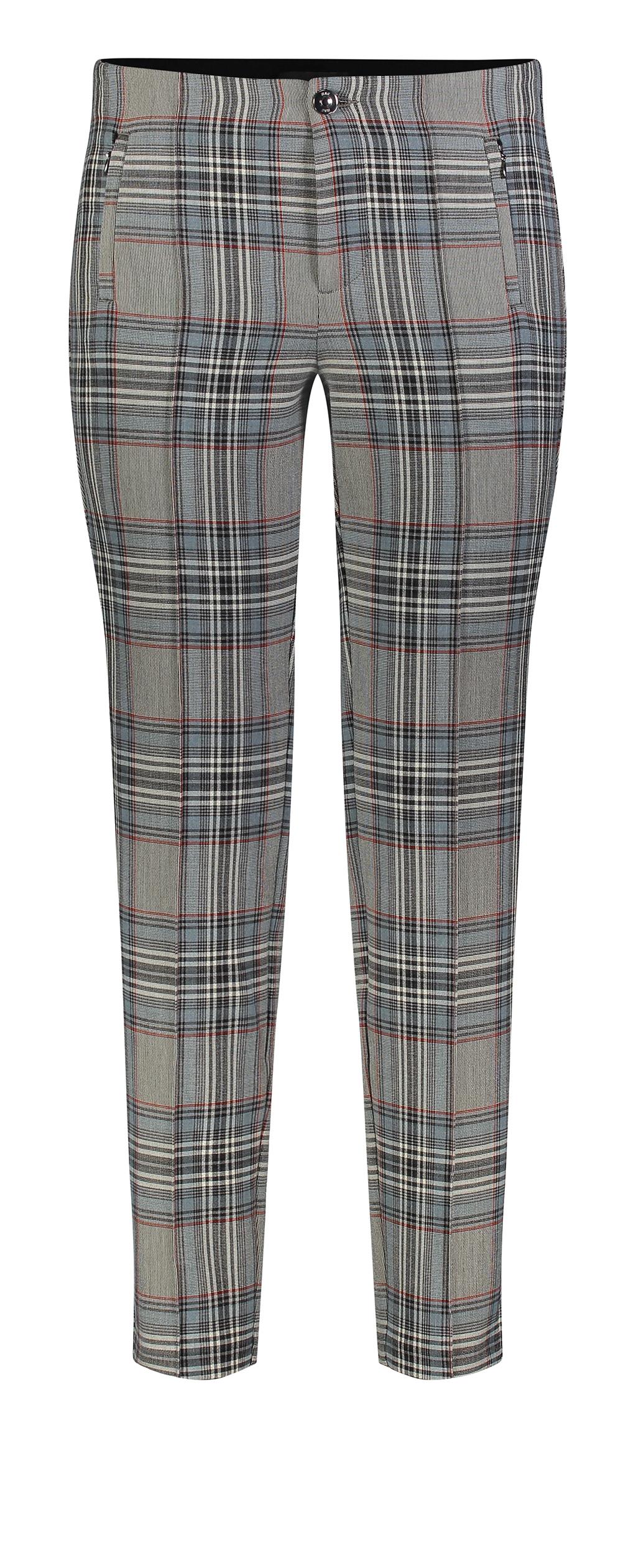 MAC ANNA pepple grey check 5293-00-0188 049K